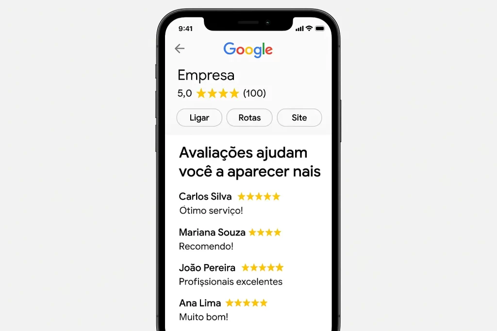 Por que sua empresa não aparece no Google? - Renoma Digital Avaliações 5 estrelas ajudam a empresa a aparecer no Google