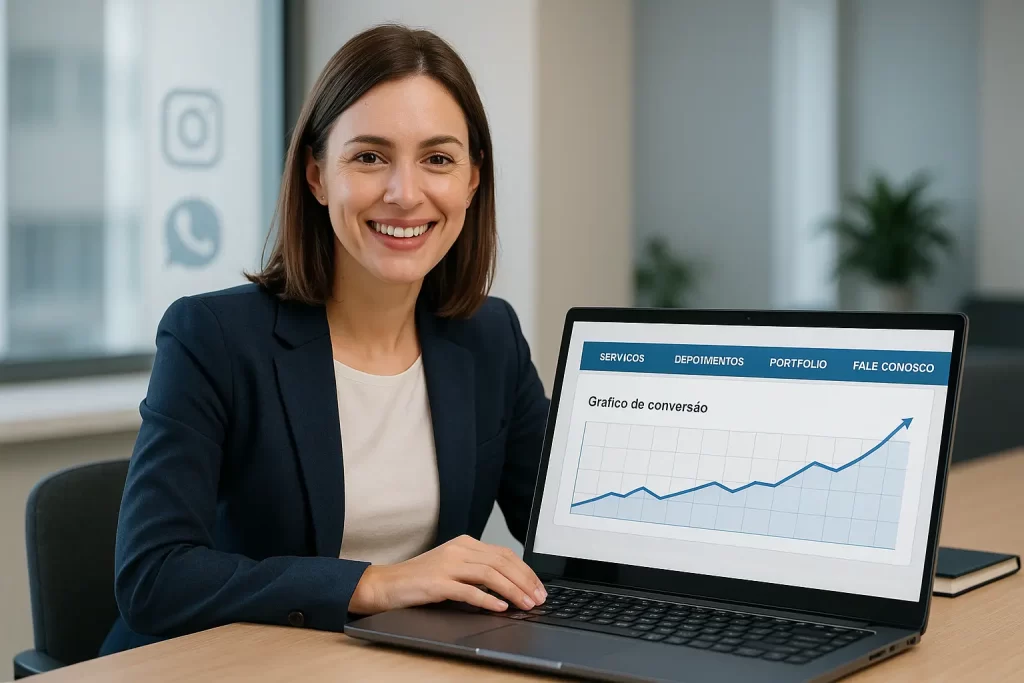 Precisa de um Site Para Converter? 5 Motivos Urgentes Que o Instagram Não Mostra - Renoma Digital site moderno como ferramenta de autoridade
